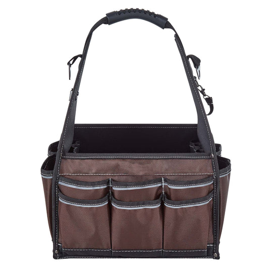 13" 45-Pocket Open-Top Tool Tote with Shoulder Strap – main product view
