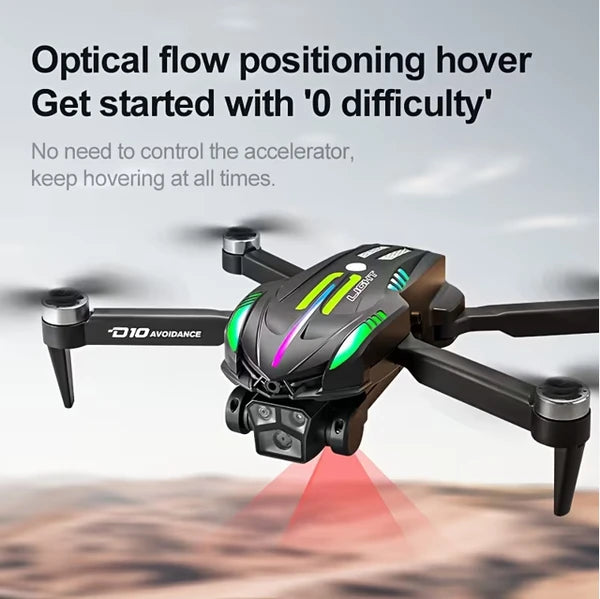 D10 RC Drone with Obstacle Avoidance & Optical Flow Hovering – alternate product view