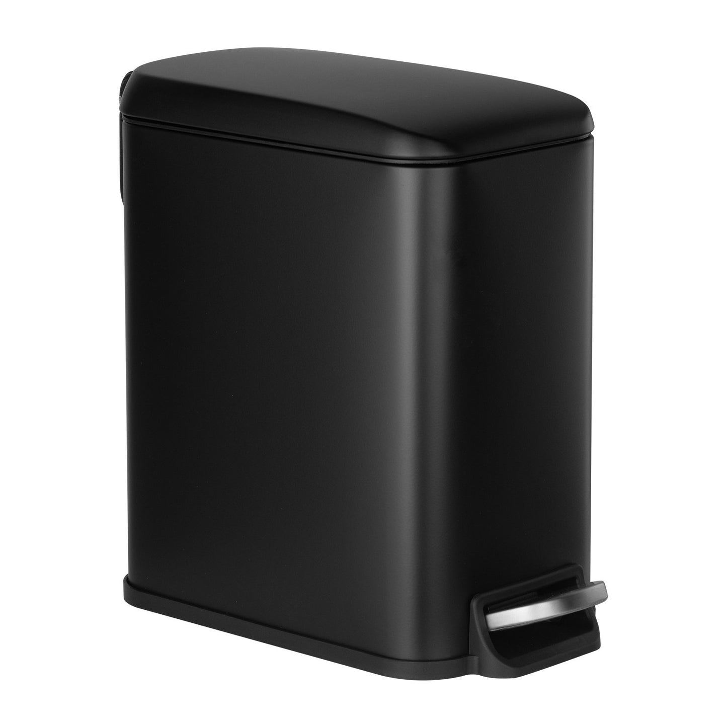 Slim 6L Bathroom Trash Can with Step Pedal, Soft-Close Lid and Removable Inner Bin – additional product view