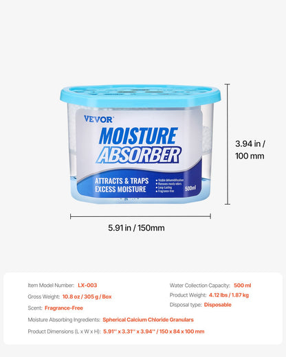 Moisture Absorber Boxes 6 Pack, 10.8 oz – alternate angle