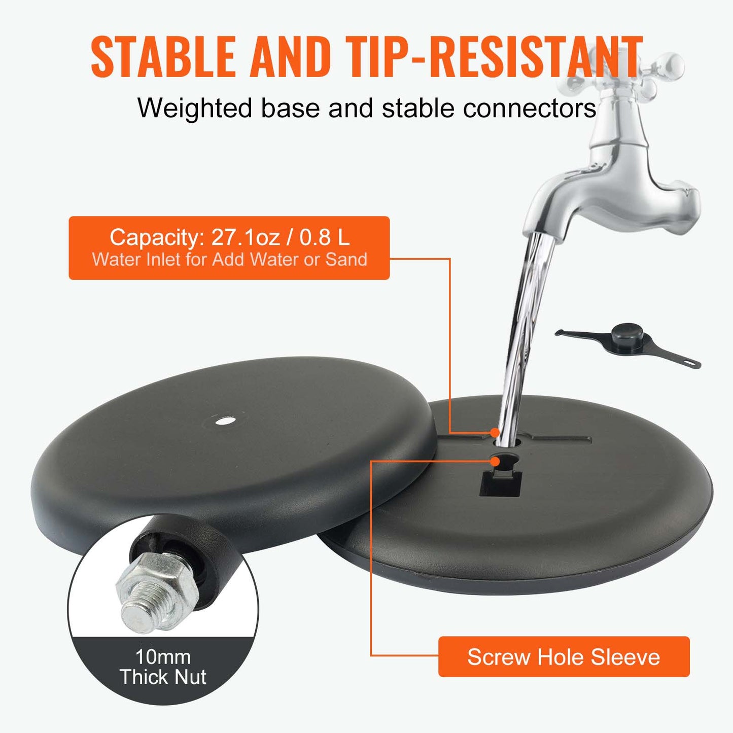 11 x 17 in Adjustable Pedestal Sign Holder – alternate product view