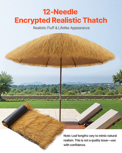 Artificial Thatch Grass Roof Roll 1.3 x 3.9 ft – alternate product view