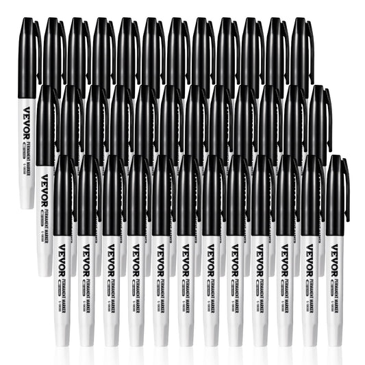 36-Pack Black Permanent Markers – main product view