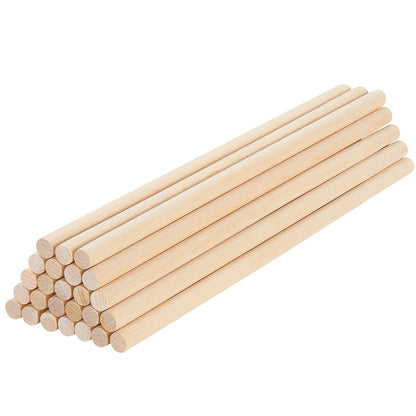 25-Pack 12 in Wooden Dowel Rods – additional product view