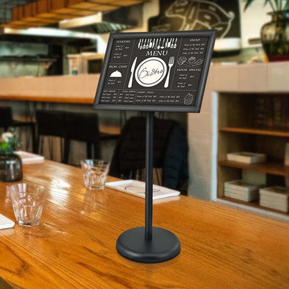 11 x 17 in Adjustable Pedestal Sign Holder – product presentation