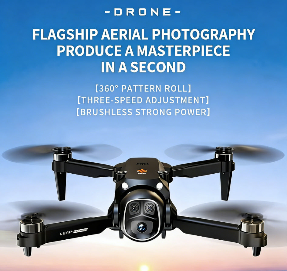 X5 Smart Camera Drone with Screen Controller & Brushless Motor – in-use product view