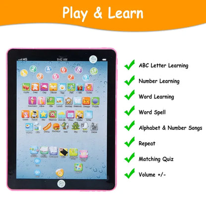 Baby Learning Tablet | ABC, Numbers & Words Educational Toy – alternate product view