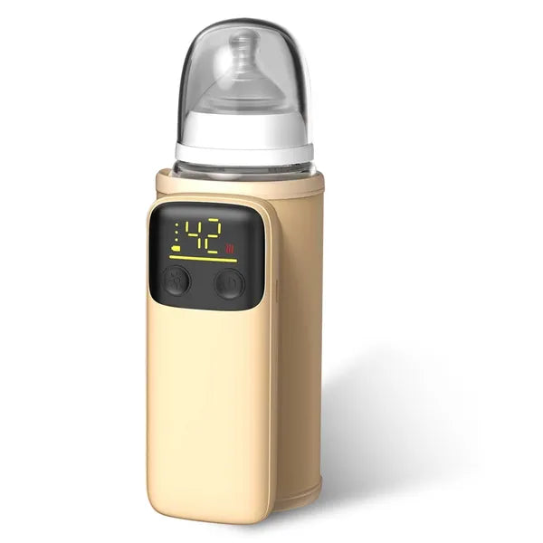 Portable Baby Bottle Warmer with Night Light | 6 Heat Levels – alternate product view