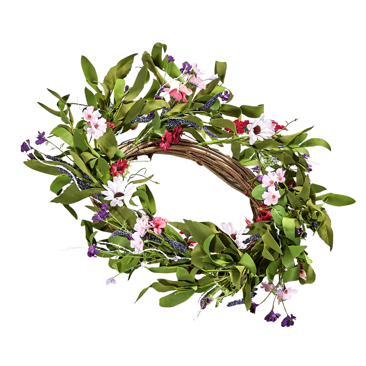 22 in Artificial Daisy Wreath – product presentation