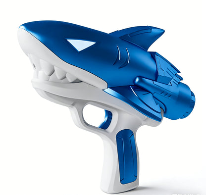 Shark Water Blaster Squirt Gun | Outdoor Pool Toy for Kids – in-use product view