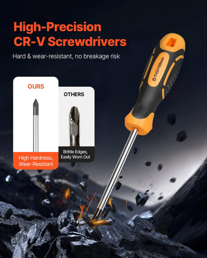 12-Piece Magnetic Screwdriver Set – alternate angle