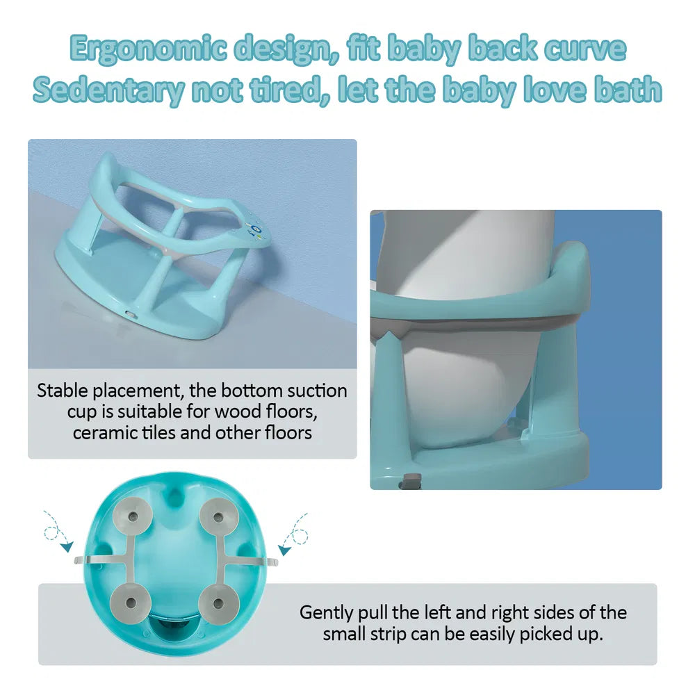 Baby Bath Seat with Wraparound Support | Bathtub Chair 6M+ – in-use product view
