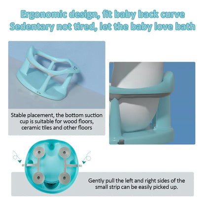 Baby Bath Seat with Wraparound Support | Bathtub Chair 6M+ – in-use product view