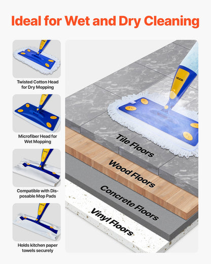 Spray Mop with 27 oz Refillable Tank and 3 Washable Pads – additional product view