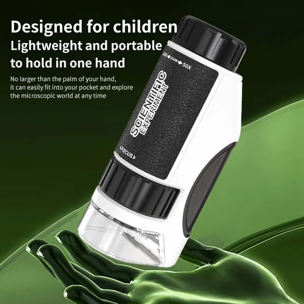 Kids 50X-300X Handheld Microscope | Portable STEM Science Toy – additional product view