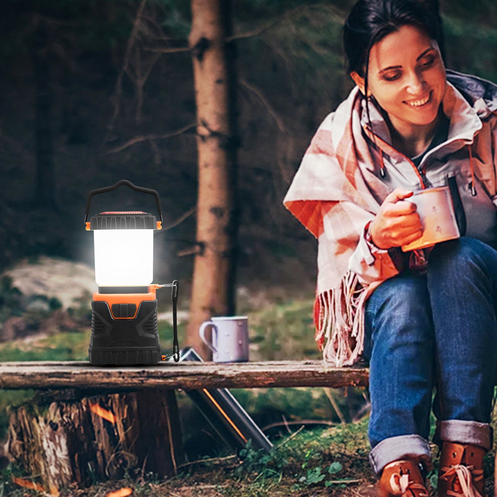Battery Powered LED Camping Lantern – additional product view
