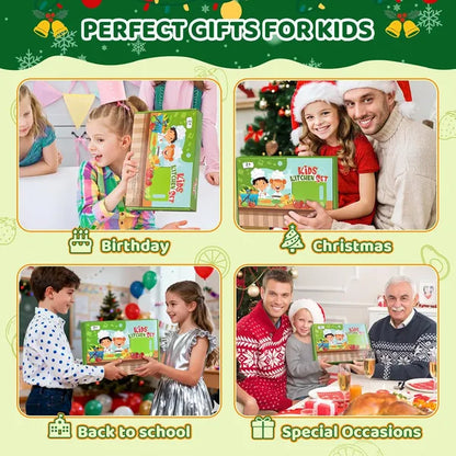 28-Piece Kids Knife Set for Real Cooking | Montessori Kitchen Kit – feature detail view