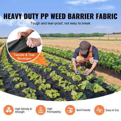 Heavy Duty Weed Barrier Fabric 3 x 50 ft – main product view