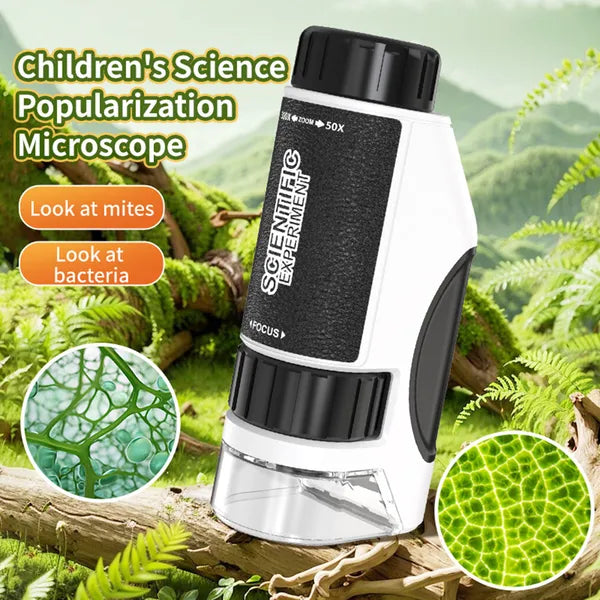 Kids 50X-300X Handheld Microscope | Portable STEM Science Toy – alternate product view