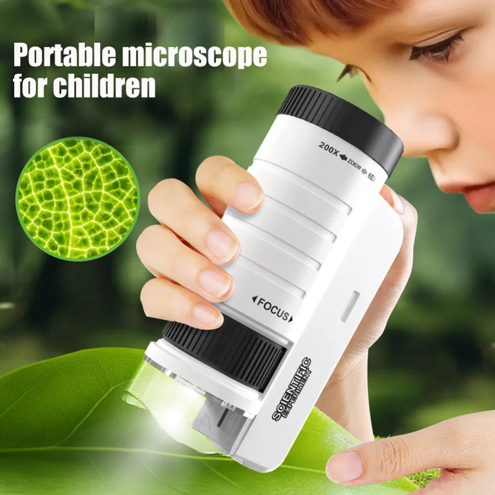 Kids Handheld HD Microscope with LED Light | STEM Science Toy – additional product view