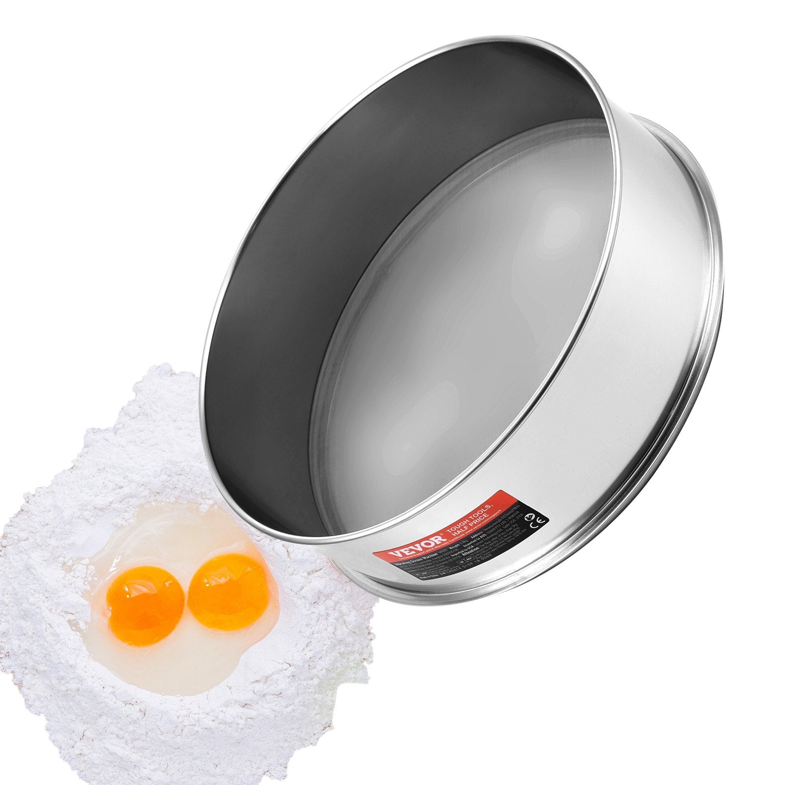 150-Mesh Stainless Steel Fine Flour Sieve for Baking – main product view