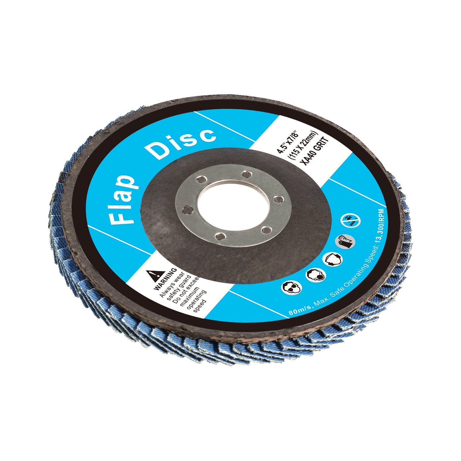 40-Grit Flap Sanding Discs 10 Pack – additional product view 7