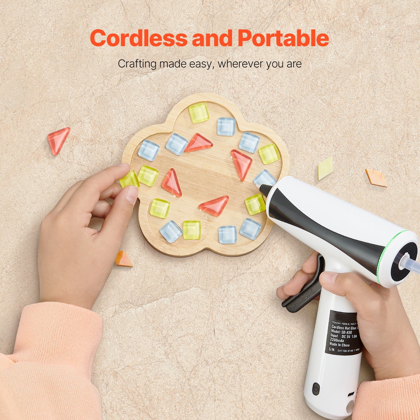 Cordless Hot Glue Gun Kit – main product view