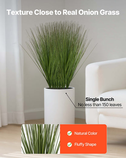 Artificial Onion Grass Plants 8 Pack, 27 in – product detail view