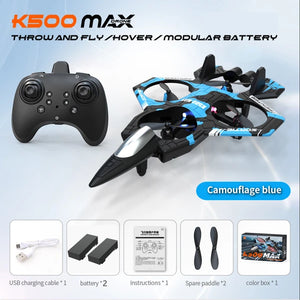 RC Fighter Jet Drone Set with Hovering, Flips & Speed Control – main product view