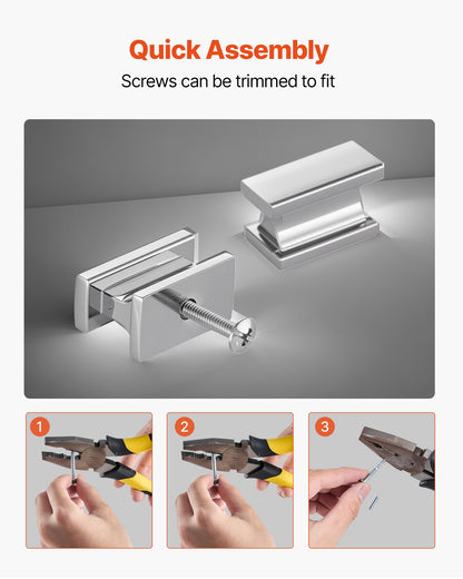 10-Pack 1.42 in Chrome Cabinet Knobs – additional product view