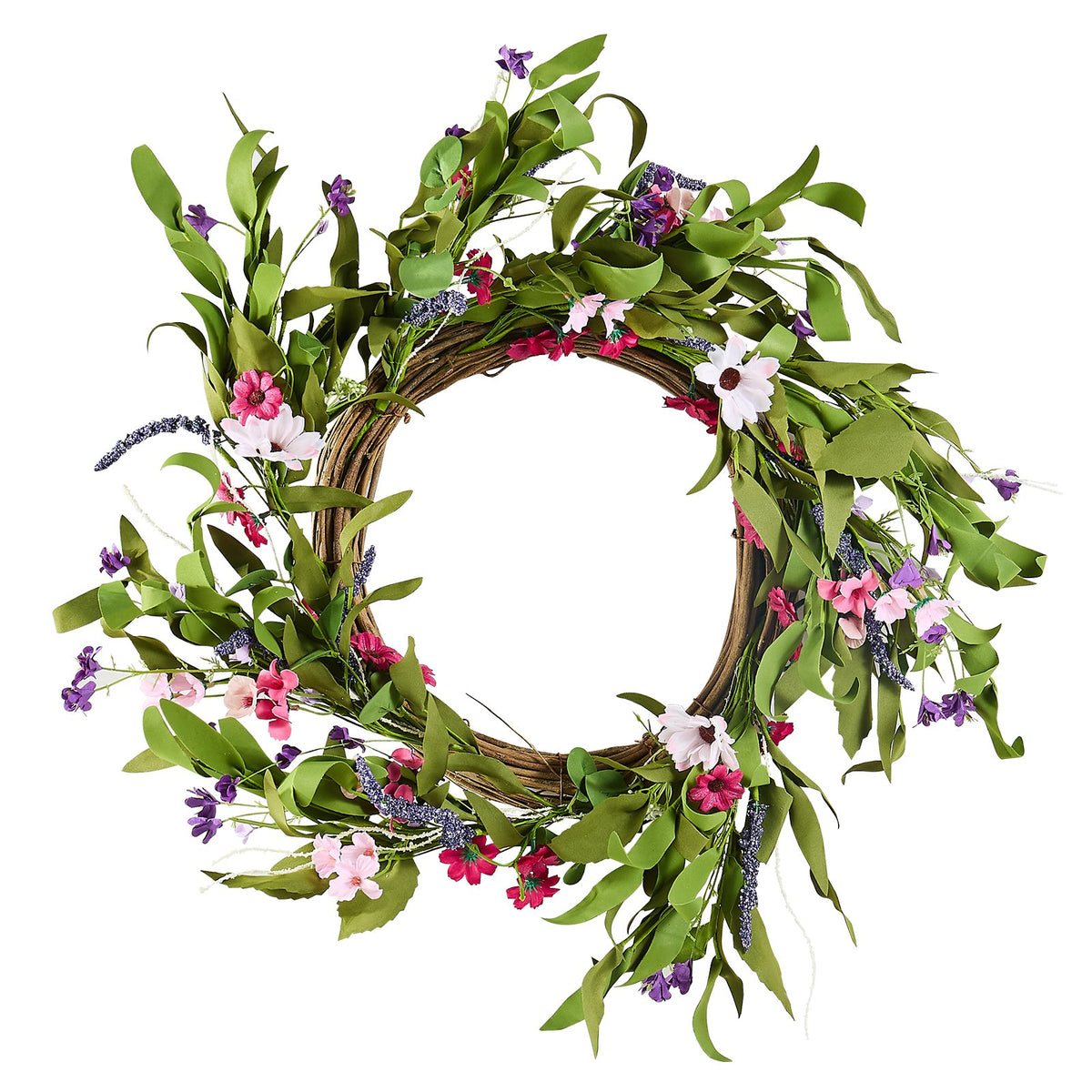 22 in Artificial Daisy Wreath – alternate angle