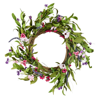 22 in Artificial Daisy Wreath – alternate angle