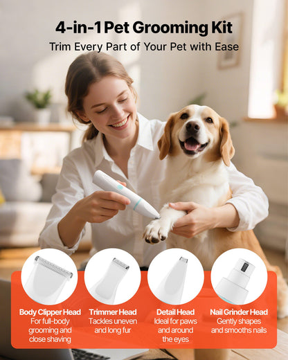4-in-1 Dog Grooming Clippers Kit – alternate product view