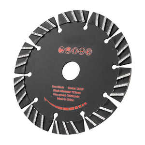 5.24" Diamond Wall Chaser Blades, 5-Pack for Concrete, Brick & Stone – main product view