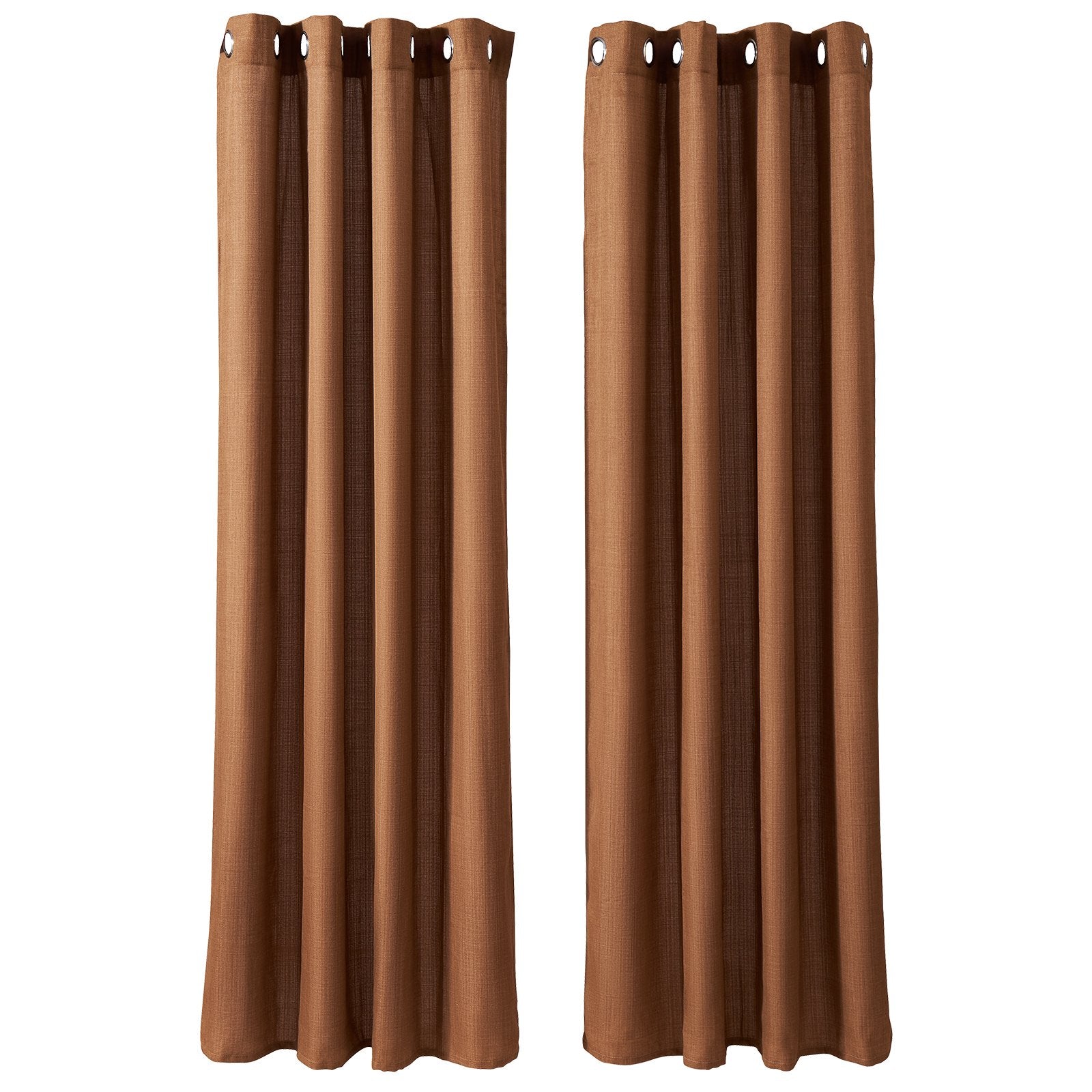 Natural Linen Curtains 52 x 84 in, 2 Panels – additional product view