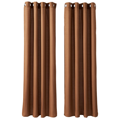 Natural Linen Curtains 52 x 84 in, 2 Panels – additional product view