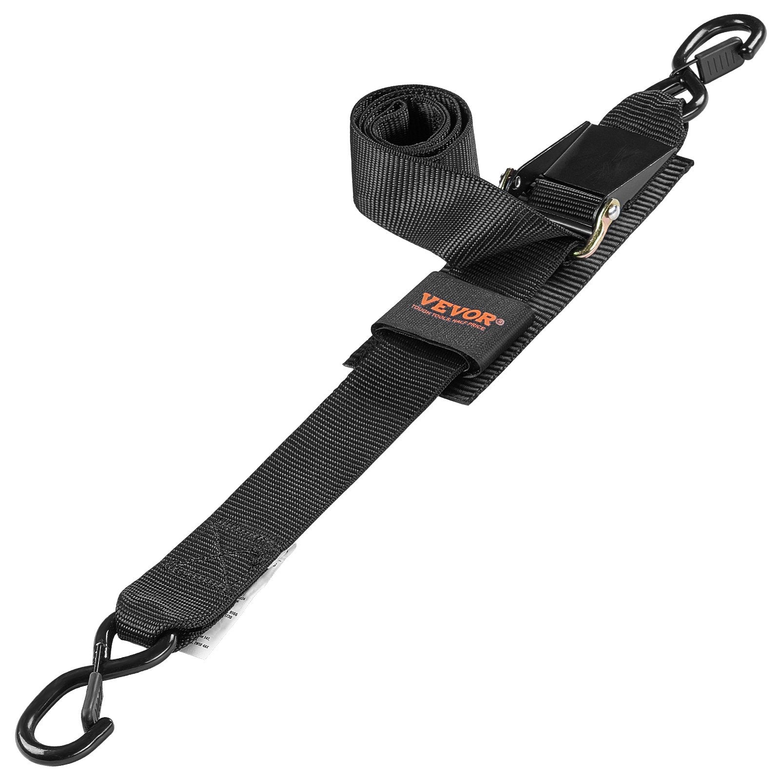 Retractable Ratchet Tie-Down Straps 2 Pack – alternate angle