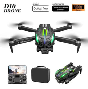 D10 RC Drone with Obstacle Avoidance & Optical Flow Hovering – main product view
