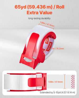 Clear Packing Tape 6 Rolls, 65 yd – main product view