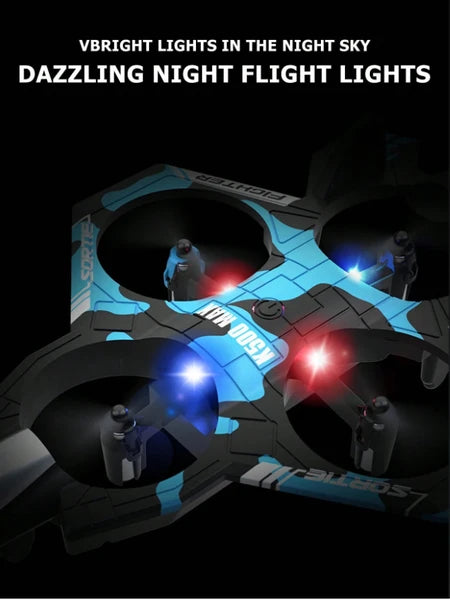 RC Fighter Jet Drone Set with Hovering, Flips & Speed Control – additional product view