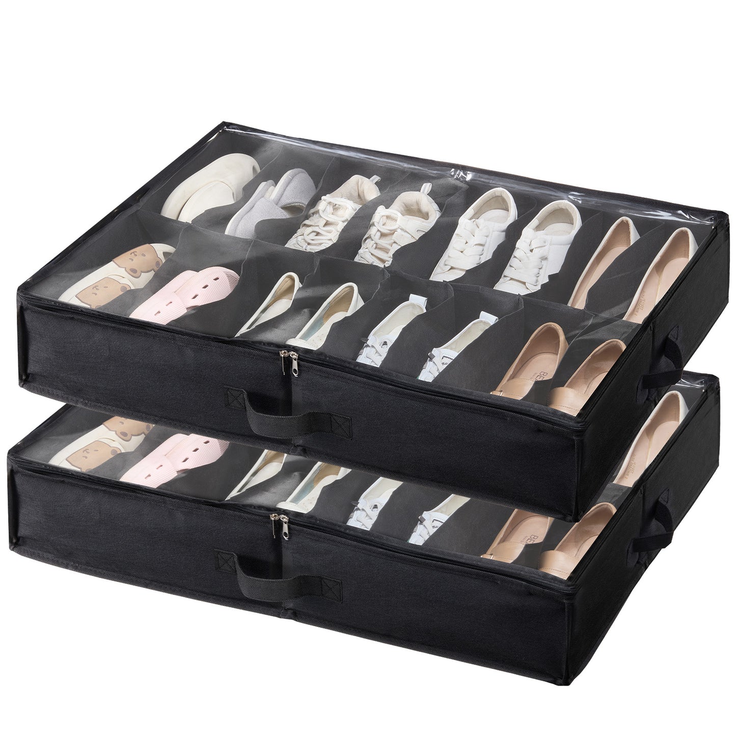 Underbed Shoe Storage Organizers 2 Pack – product detail view