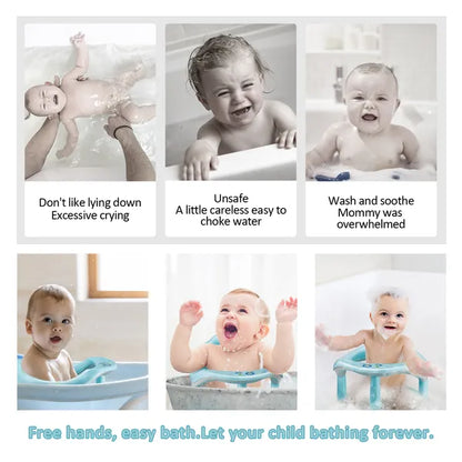 Baby Bath Seat with Wraparound Support | Bathtub Chair 6M+ – feature detail view