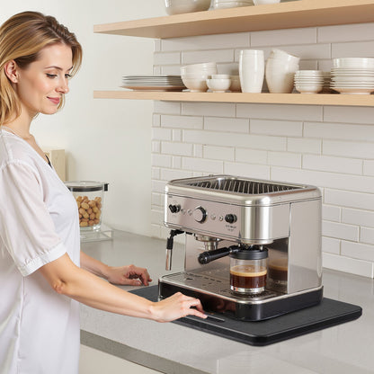 13 x 16 in Appliance Sliding Tray for Coffee Maker, Black – in-use product view 6