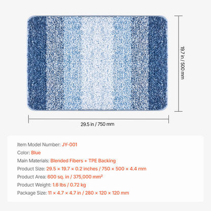 Soft Absorbent Bathroom Rug – alternate angle
