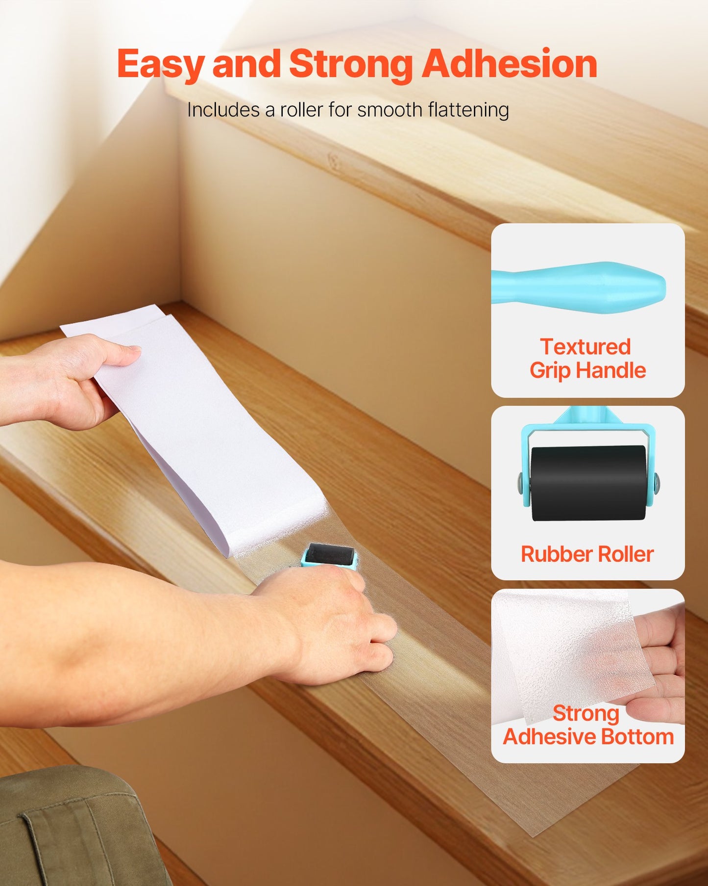 Transparent Anti-Slip Tape 30 ft x 4 in – alternate product view