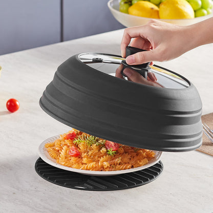 Collapsible Microwave Splatter Cover and Mat – product detail view