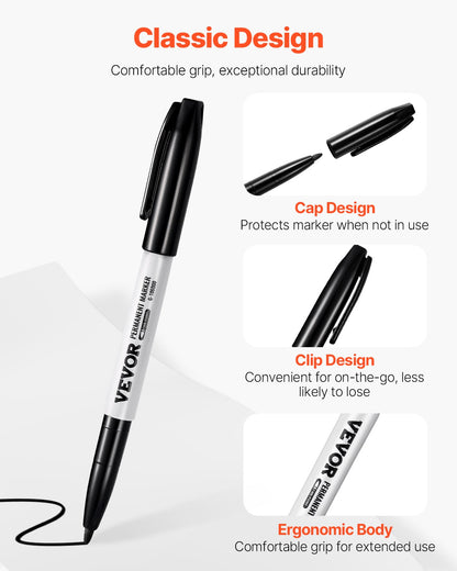 36-Pack Black Permanent Markers – alternate product view