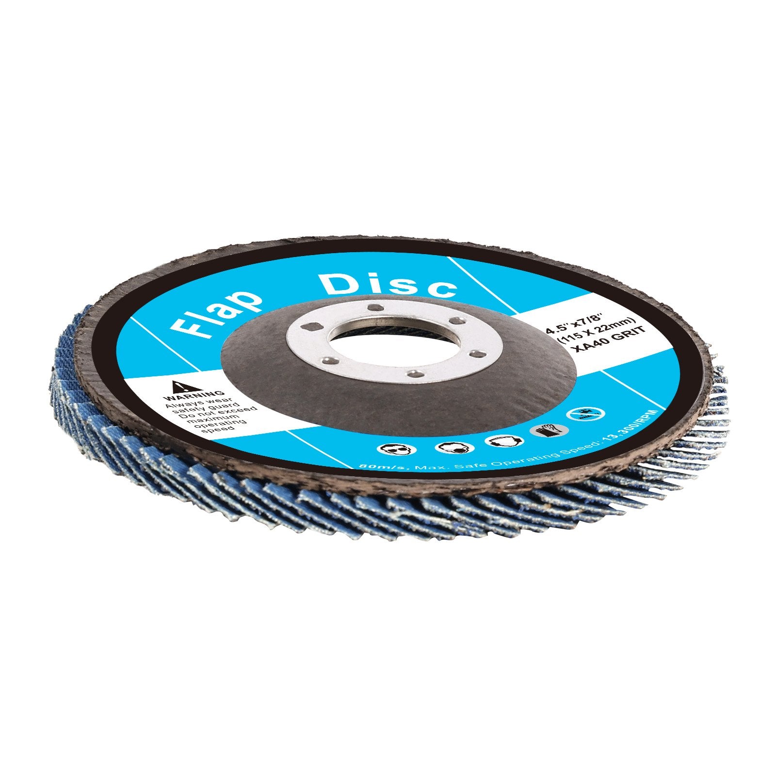 40-Grit Flap Sanding Discs 10 Pack – additional product view 8