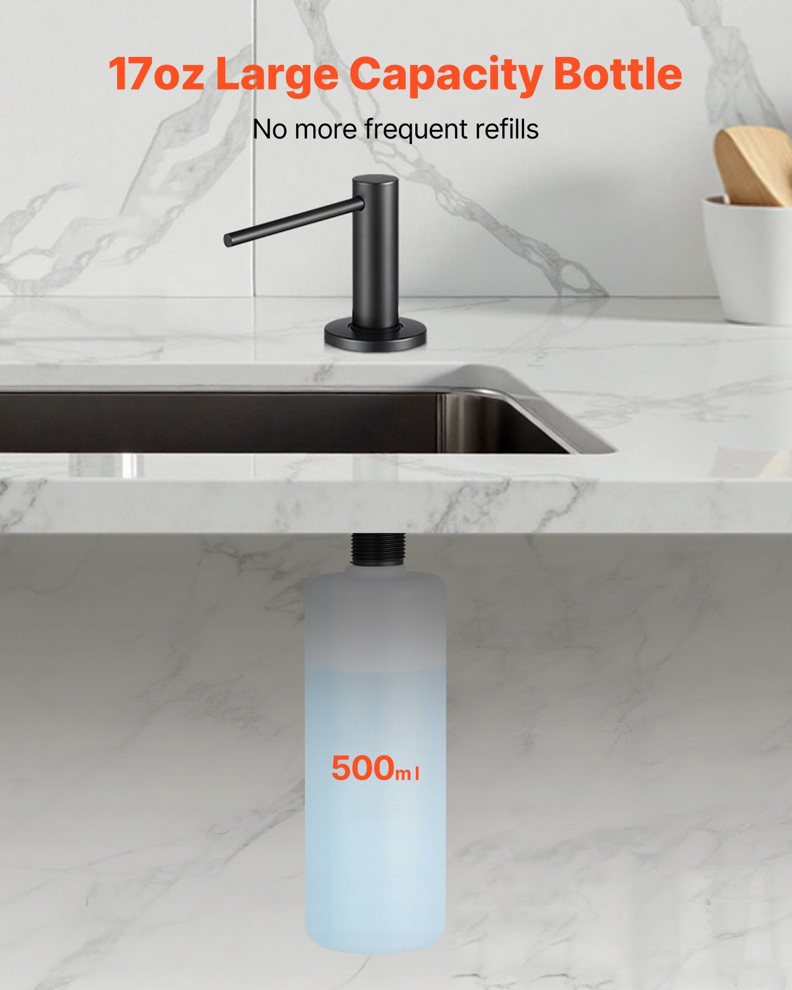 Built-In Kitchen Sink Soap Dispenser – alternate product view