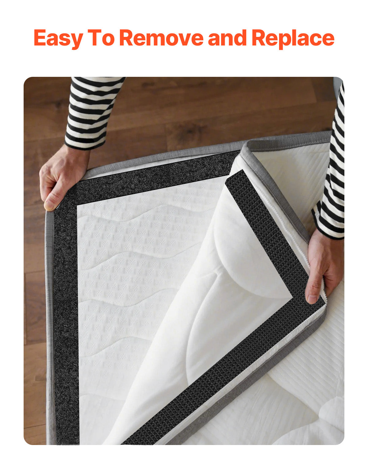 Self-Adhesive Hook and Loop Tape Roll – alternate product view